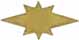 Inlay, Tiny Eight Point Star, 
1.18" by 0.59", brass 0.040" thick